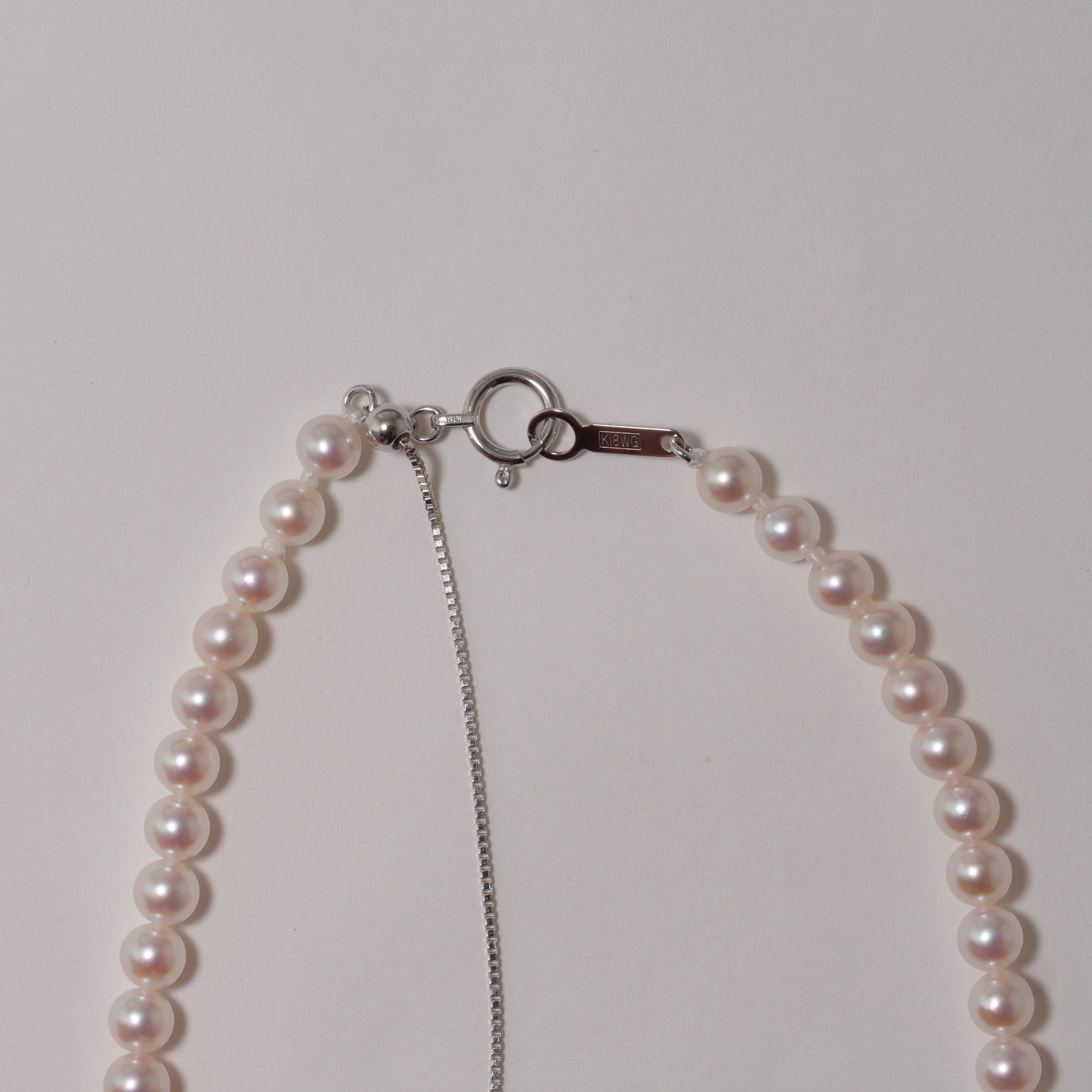 パール ネックレス 4-4.5mm