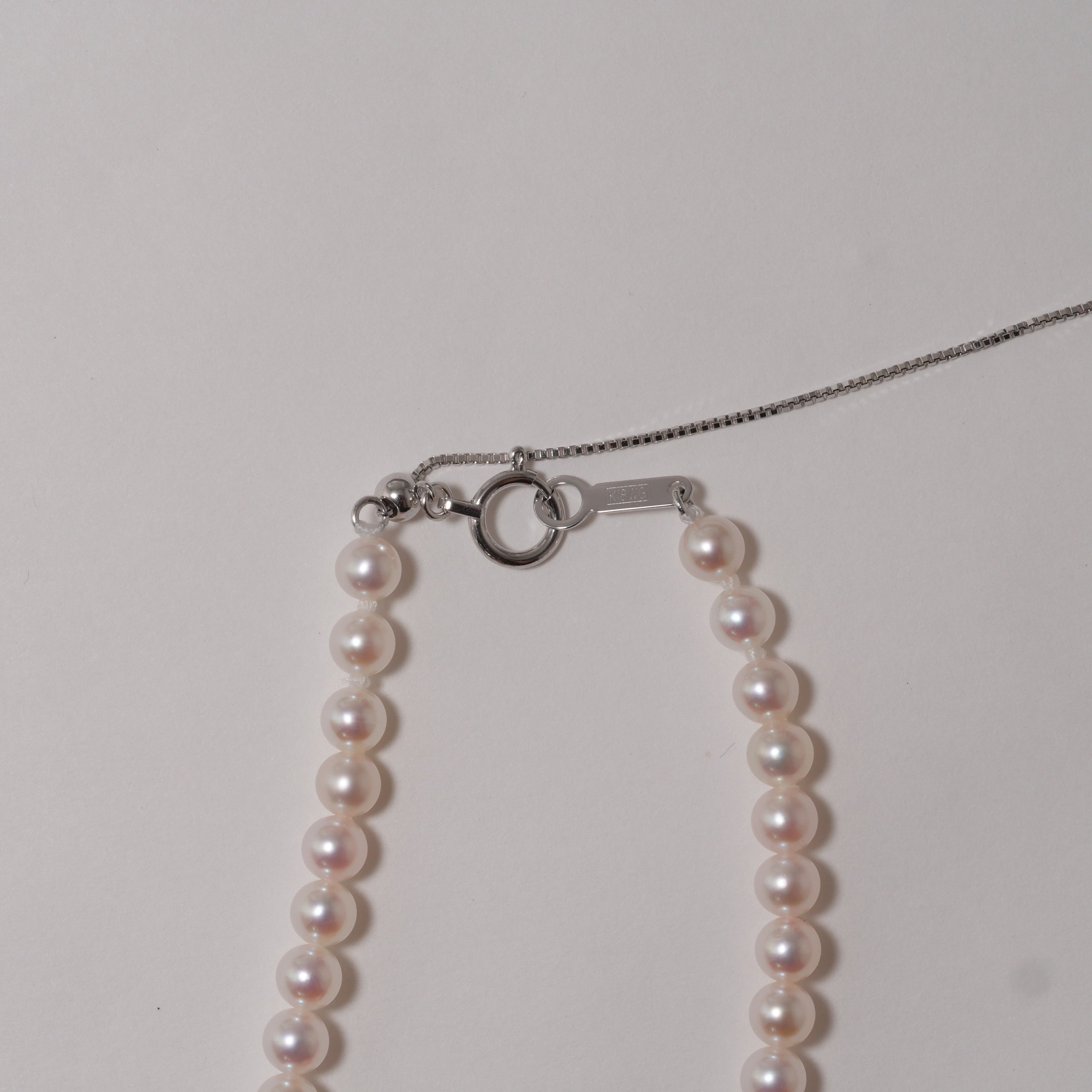 パール ネックレス 4-4.5mm