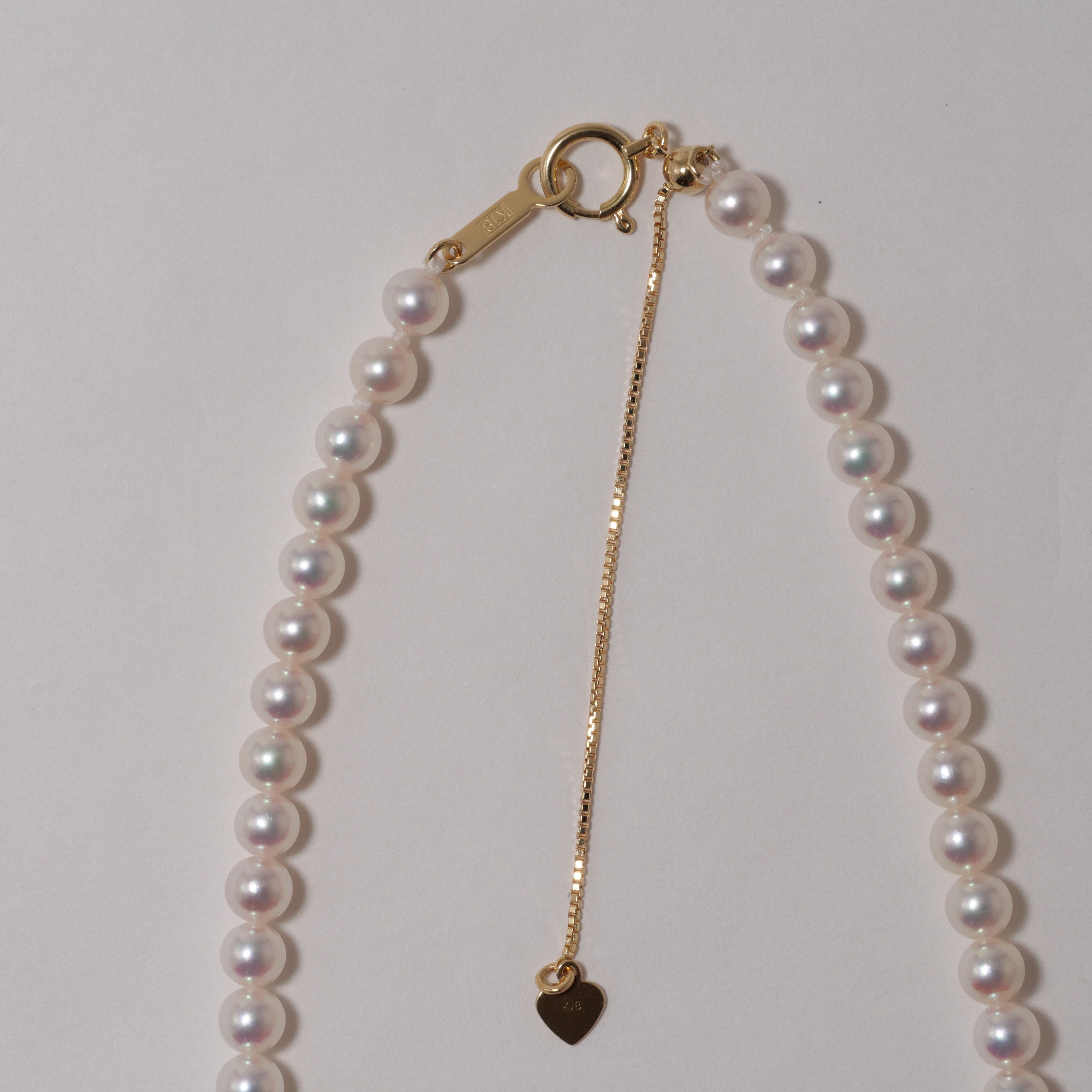 パール ネックレス 4-4.5mm