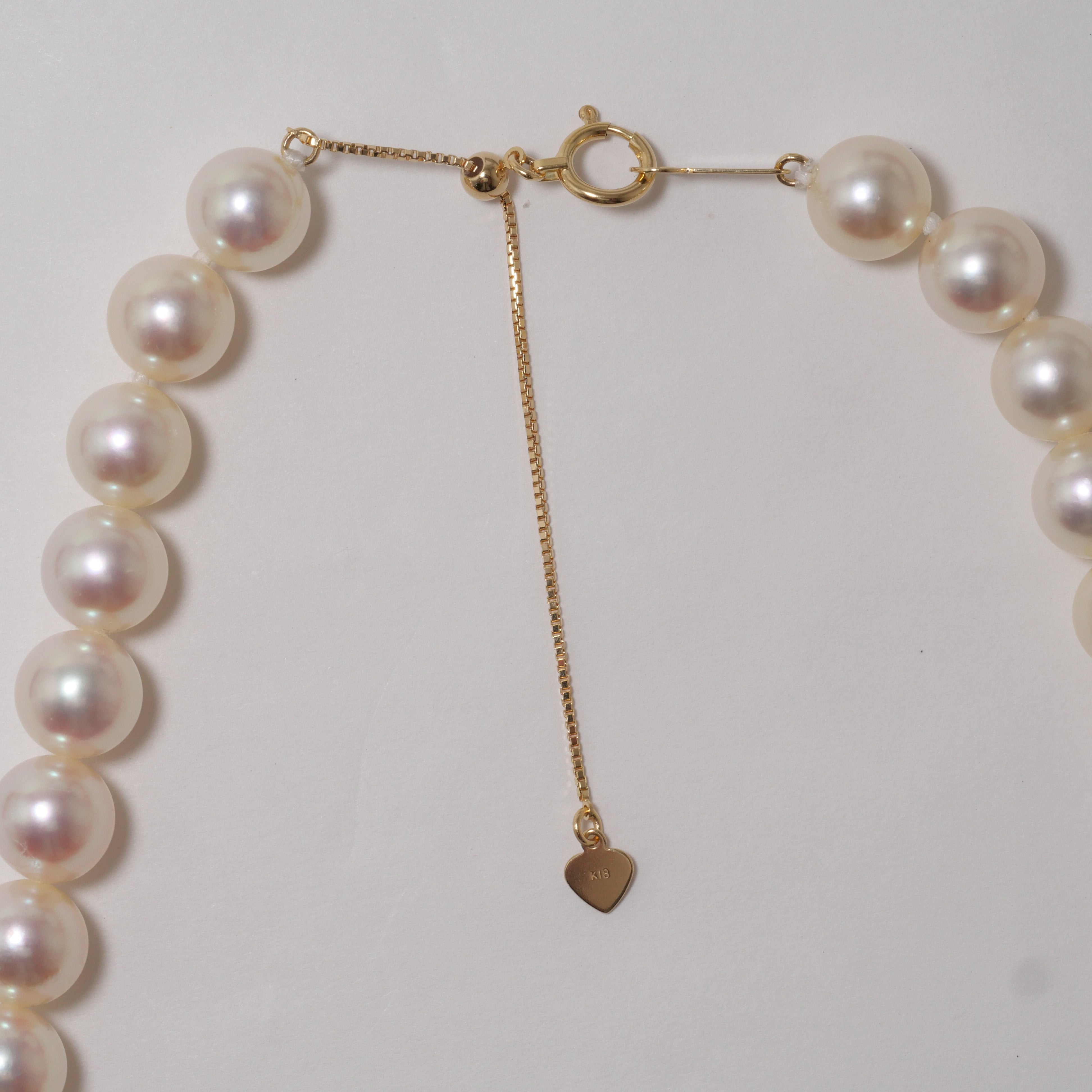 パール ネックレス 7.5-8mm