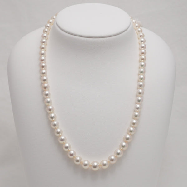 パール ネックレス グラデーション 6.0mm-8.5mm