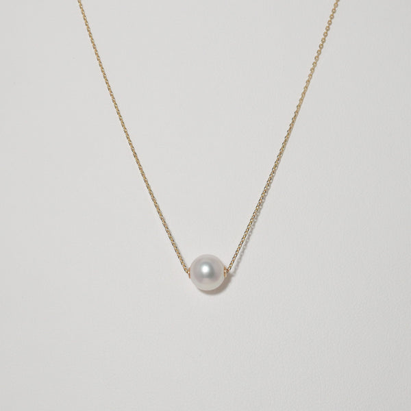 パール ネックレス スルー 1粒 8-8.5mm